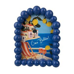 Sheffield Home Bubble Blue 5x7 Picture Frame Ciao Bella Fun Quirky Retro Modern